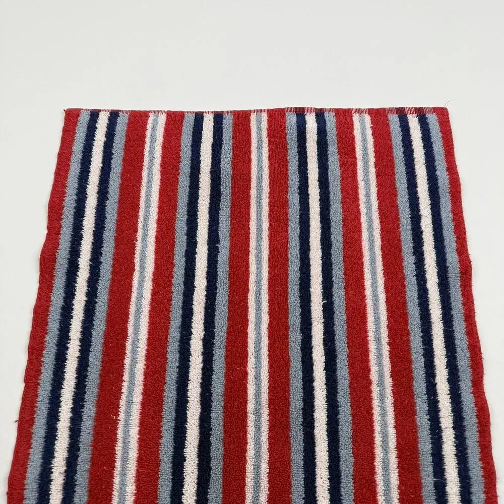 Ralph Lauren RL 67 Striped Cotton Hand Towels Nautical Made in USA Set of 2
